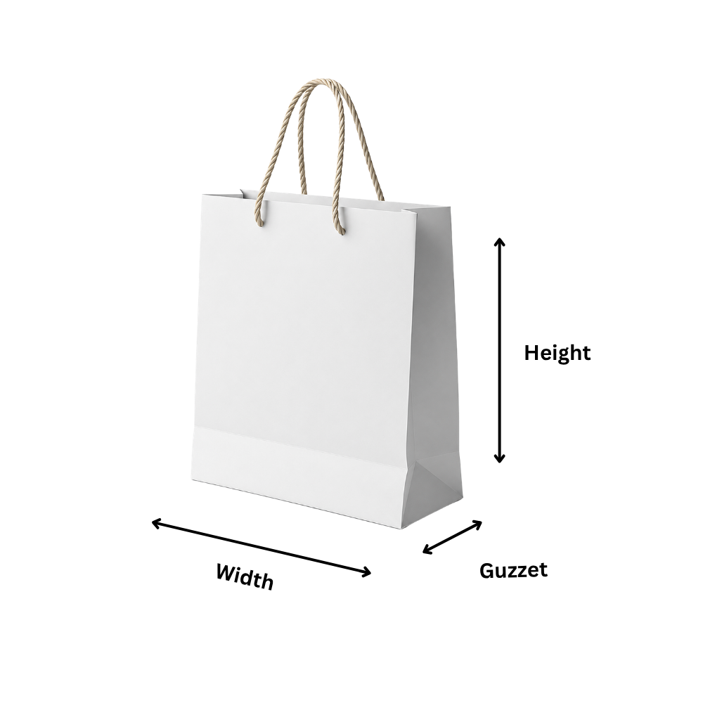White Shopping Bag - Image 8