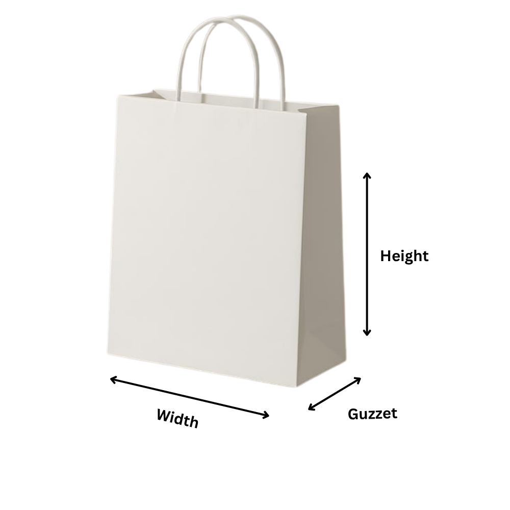 White Shopping Bag - Image 2