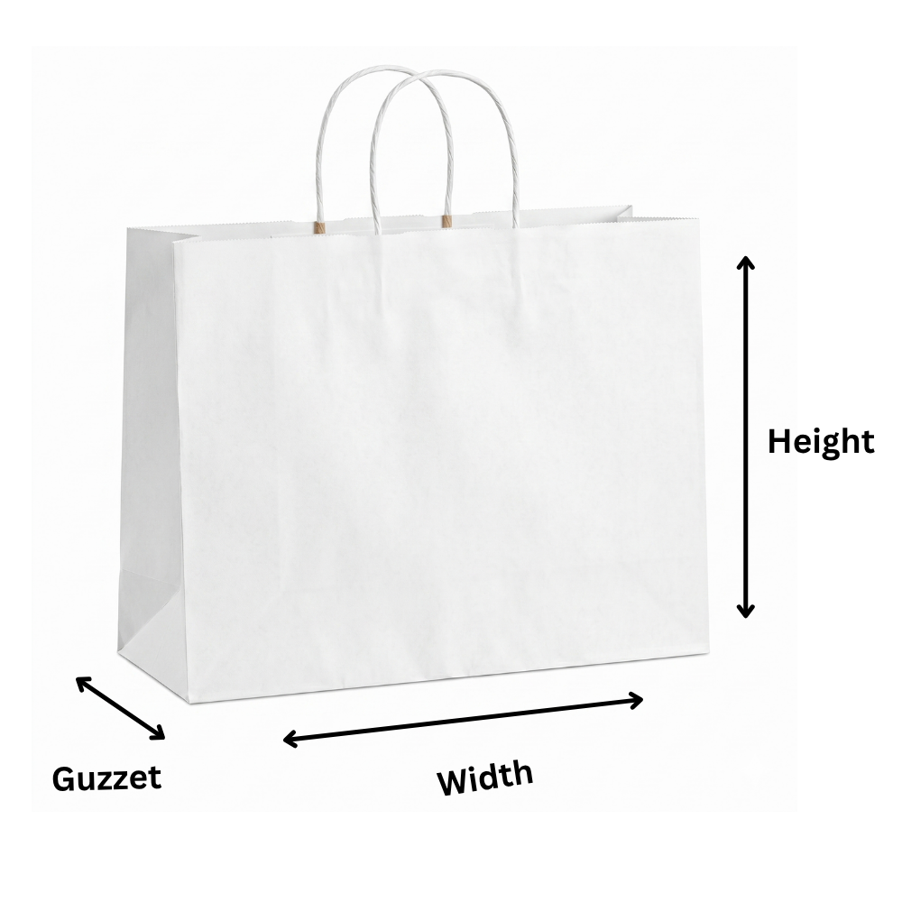 White Shopping Bag - Image 6