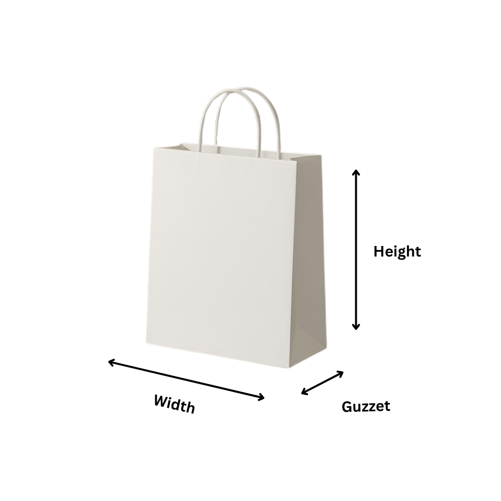 White Shopping Bag - Image 5