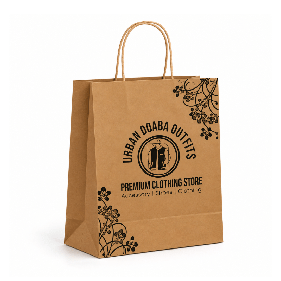 Brown Shopping Bag - Image 2