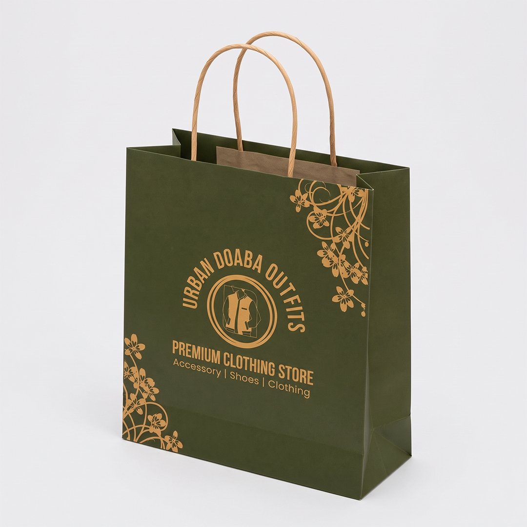 Brown Shopping Bag - Image 4
