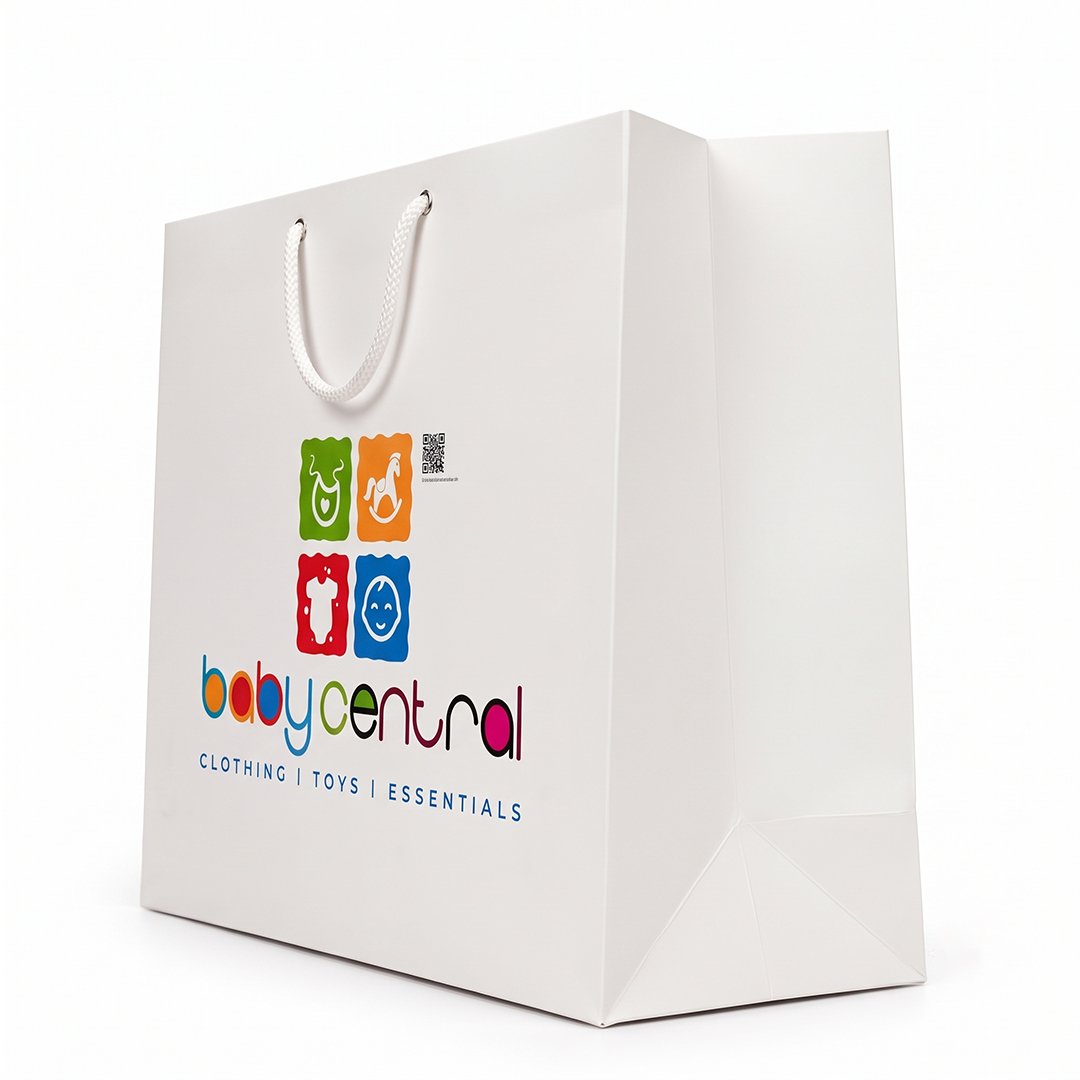 White Shopping Bag - Image 2