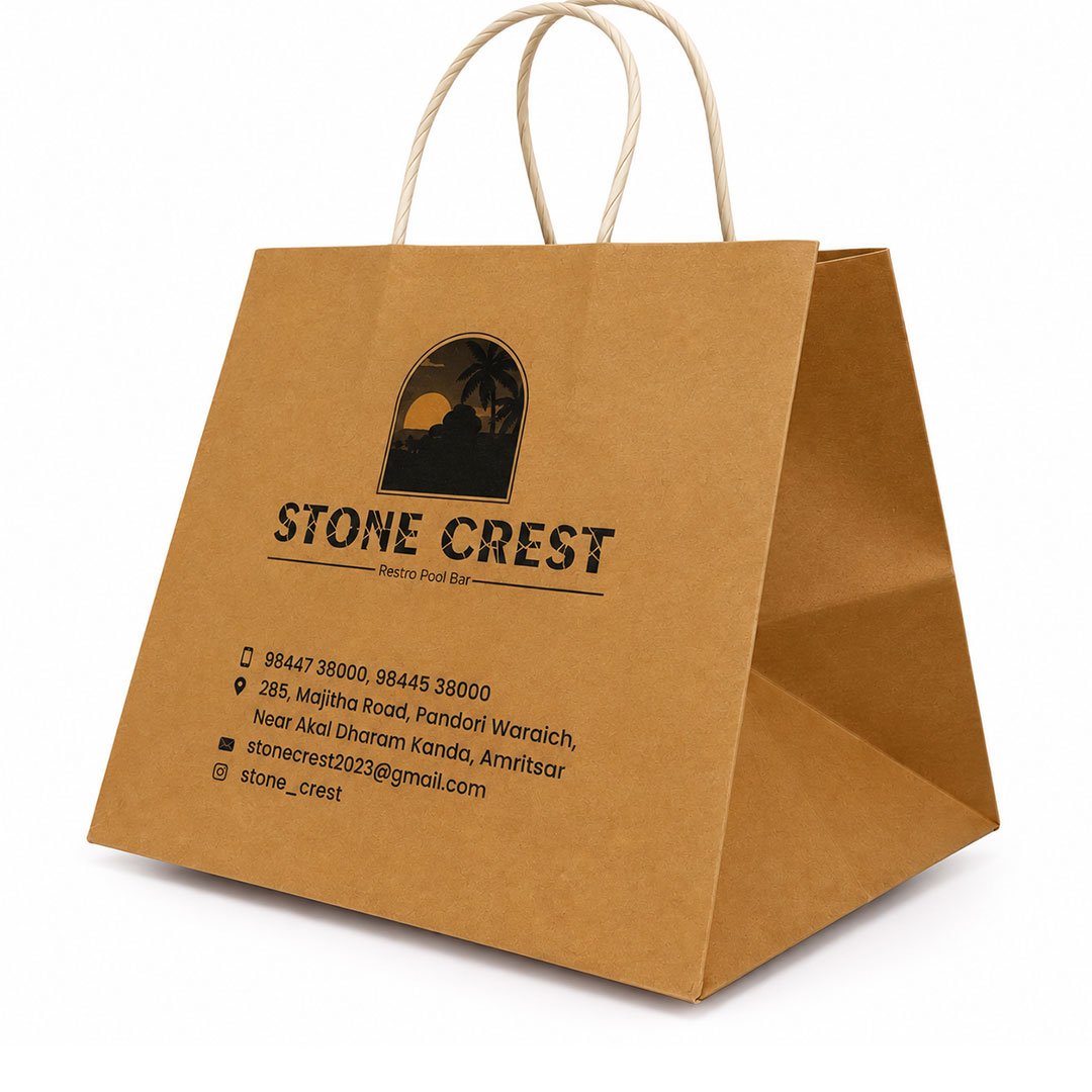 Brown Bakery Bag - Image 4