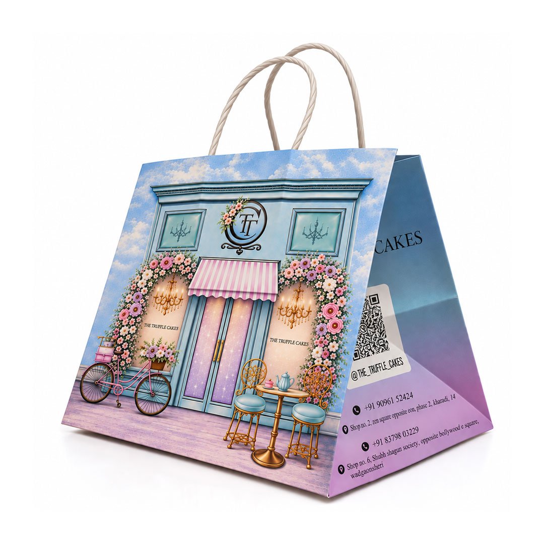 White Bakery Bag - Image 2